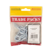Centurion Steel Screw Eyes - Zinc Plated - 45mm x 4.3mm - (18 PK) - Pack of 5