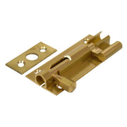 Centurion Necked Barrel Bolts, Polished Brass, 25mm x 63mm - Pack of 10