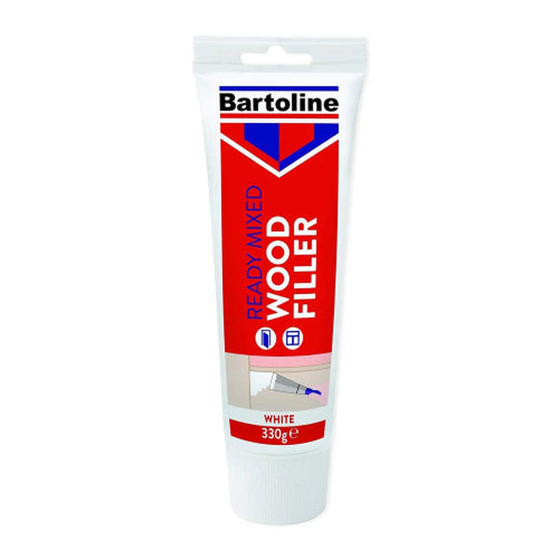 Centurion Bartoline Flexible Ready Mixed Wood Filler, White (330g) - Pack of 6
