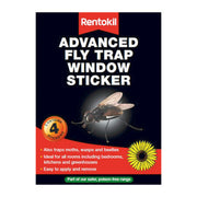 Centurion Rentokil - Advanced Fly Trap Window Stickers - FW35 (DGN) - Pack of 12