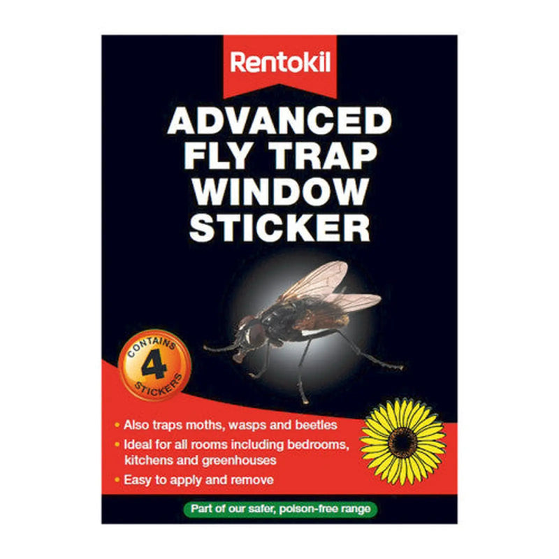 Centurion Rentokil - Advanced Fly Trap Window Stickers - FW35 (DGN) - Pack of 12