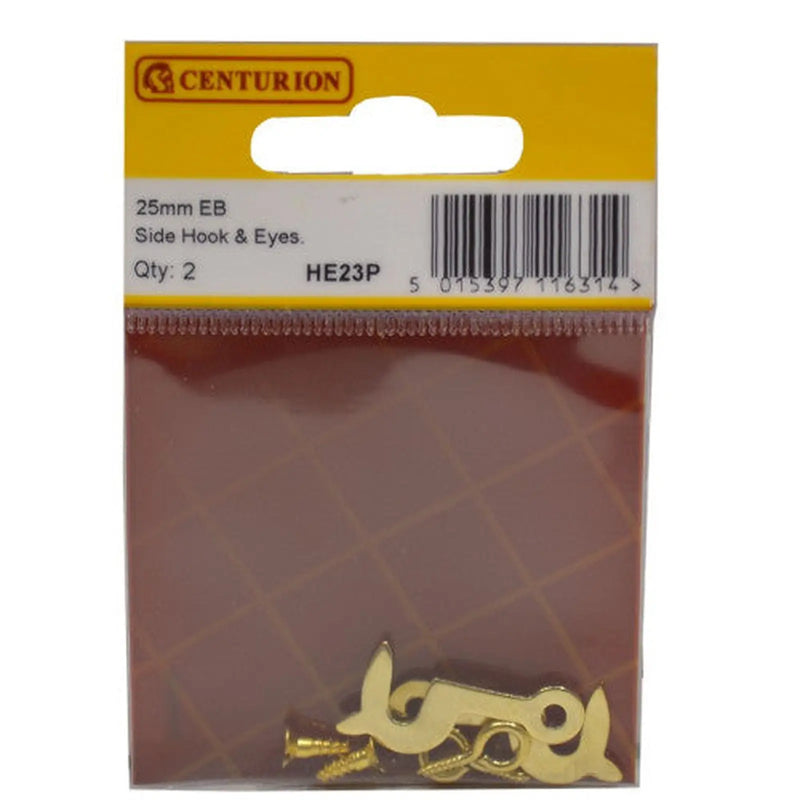 Centurion 25mm EB Side Hook & Eyes (Pack of 2) - Pack of 5