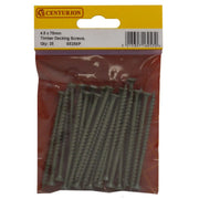 Centurion Timber Decking Screws  - 75mm x 4.5mm - Green - (Pack of 25) - Pack of 5