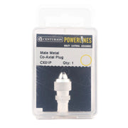 Centurion Male Metal Co-Axial Plug (Packed) - Pack of 5