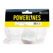 Centurion White 13 Amp Tough Plug - Pack of 5