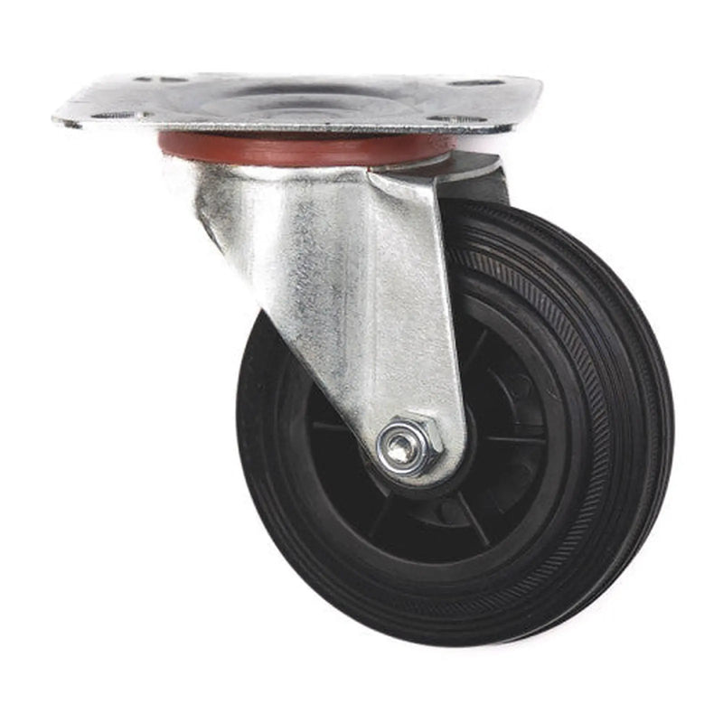 Centurion 100mm Rubber Swivel Castor (9021100) - Min Order 2