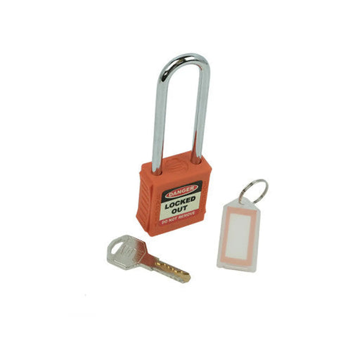 Centurion Safety Lockout Padlocks Long Shackle, Orange (Each)