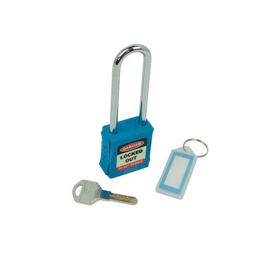 Centurion Safety Lockout Padlocks Long Shackle, Blue (Each)