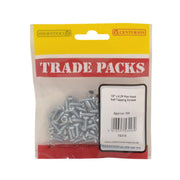 Centurion Pan Head Self Tapping Screws - Zinc Plated - 1/2" x 6 - (100 PK) - Pack of 5