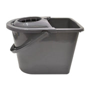 Centurion Bucket - Mop and Wringer - Silver Plastic - 12 Litre - Pack of 10