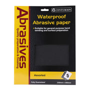 Centurion Abrasives Assorted Emery Cloths, pack of 5