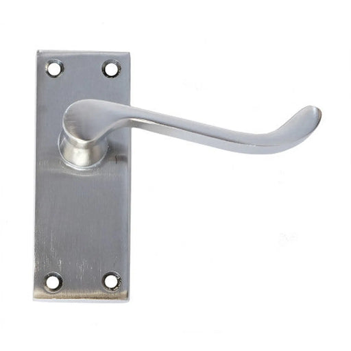 Centurion Satin Chrome Lever Latch Set, 105mm x 40mm