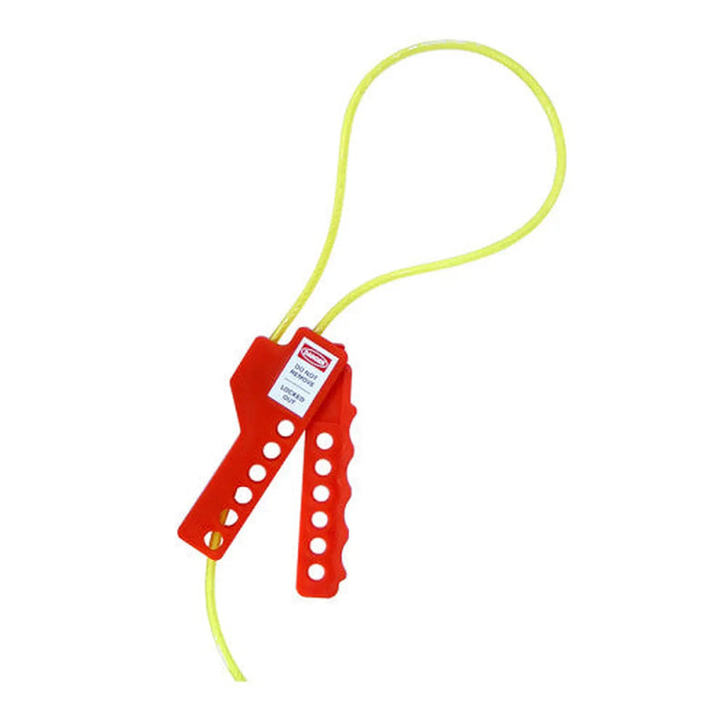 Centurion Multi Purpose Cable Lockout, Yellow (2.5m Nylon Core)