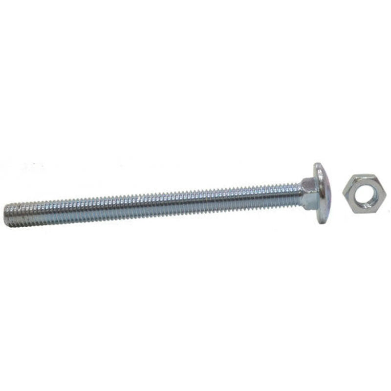 Centurion M8 x 180mm ZP Small Carriage Bolts & Nuts  (25)