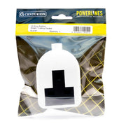 Centurion 1 Gang White Trailing Socket, 13 Amp - Pack of 5