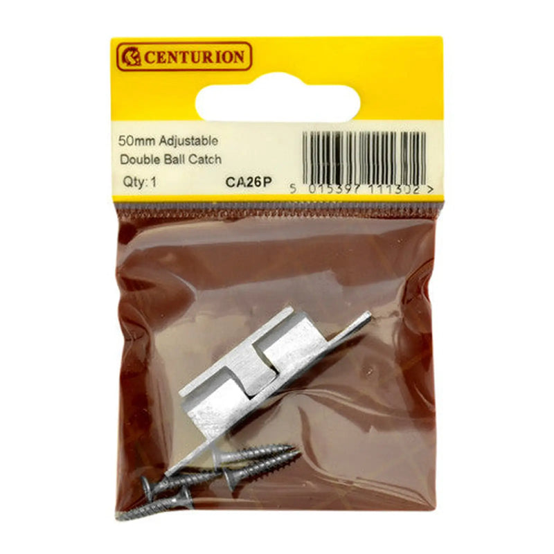 Centurion 50mm CP Adj Double Ball Catch - Pack of 5