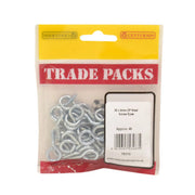 Centurion Steel Screw Eyes - Zinc Plated - 30 x 3mm - (40 PK) - Pack of 5
