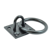 Centurion Steel Ring On Plate, Black, 8mm x 50mm - Pack of 10