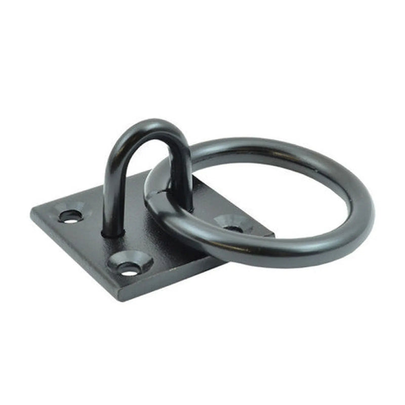 Centurion Steel Ring On Plate, Black, 8mm x 50mm - Pack of 10