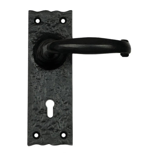 Centurion Traditional Lock Set, Black, 150mm x 44mm