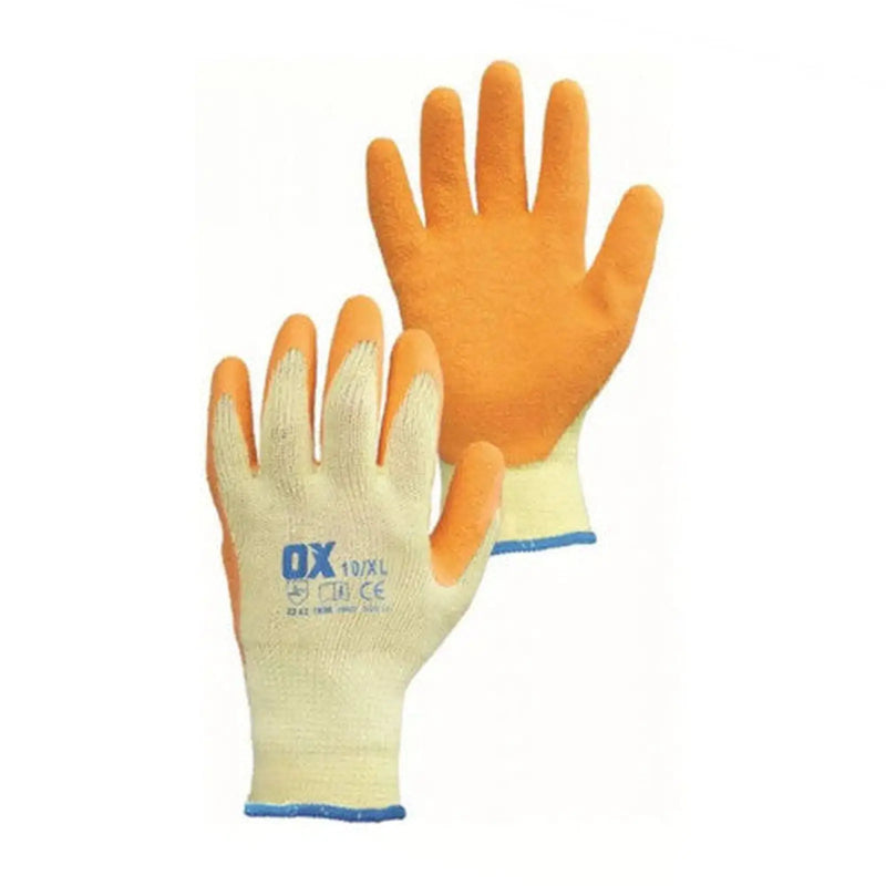 Centurion OX LATEX GRIP GLOVE- SIZE 10 - 1 PAIR - Pack of 5
