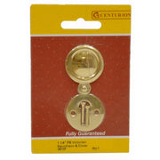Centurion Solid Brass Escutcheon with Cover, 35mm - Pack of 5