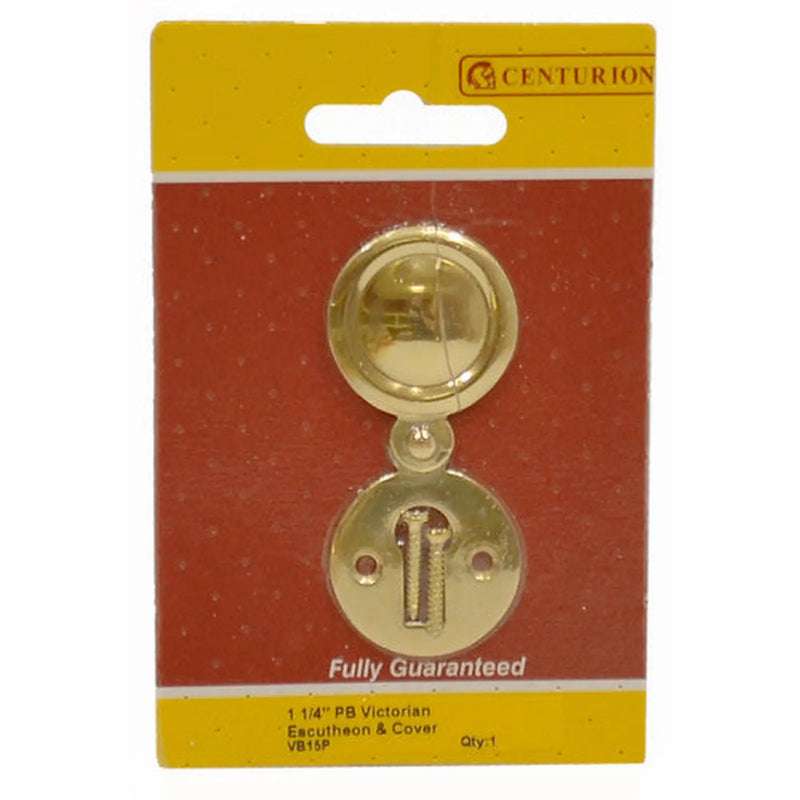 Centurion Solid Brass Escutcheon with Cover, 35mm - Pack of 5