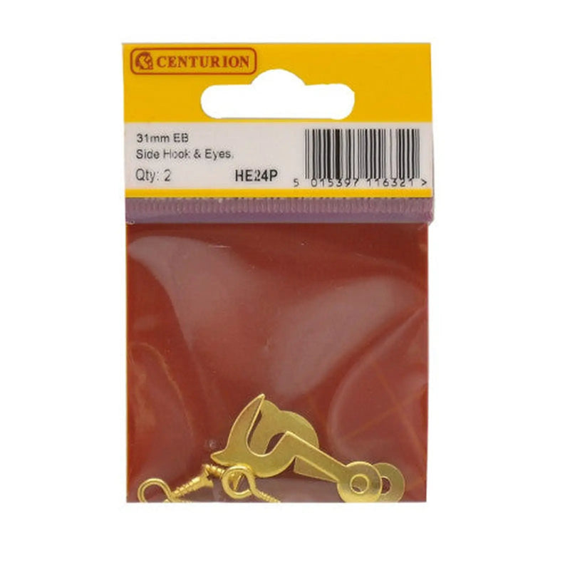 Centurion 31mm EB Side Hook & Eyes (Pack of 2) - Pack of 5