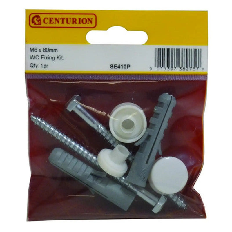 Centurion M6 x 80mm WC Fixing Kit - Pack of 5