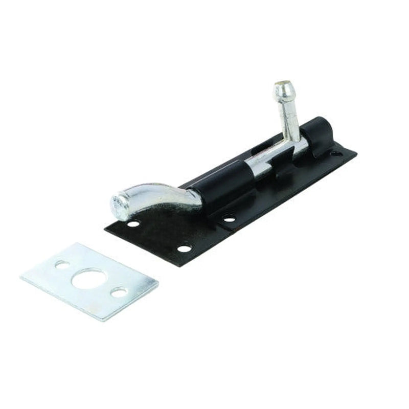 Centurion Necked Tower Bolt, Black, 100mm - Pack of 10