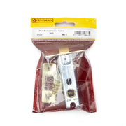 Centurion Tubular Mortice Latches Bolt Through, Brassed, 75mm - Pack of 5