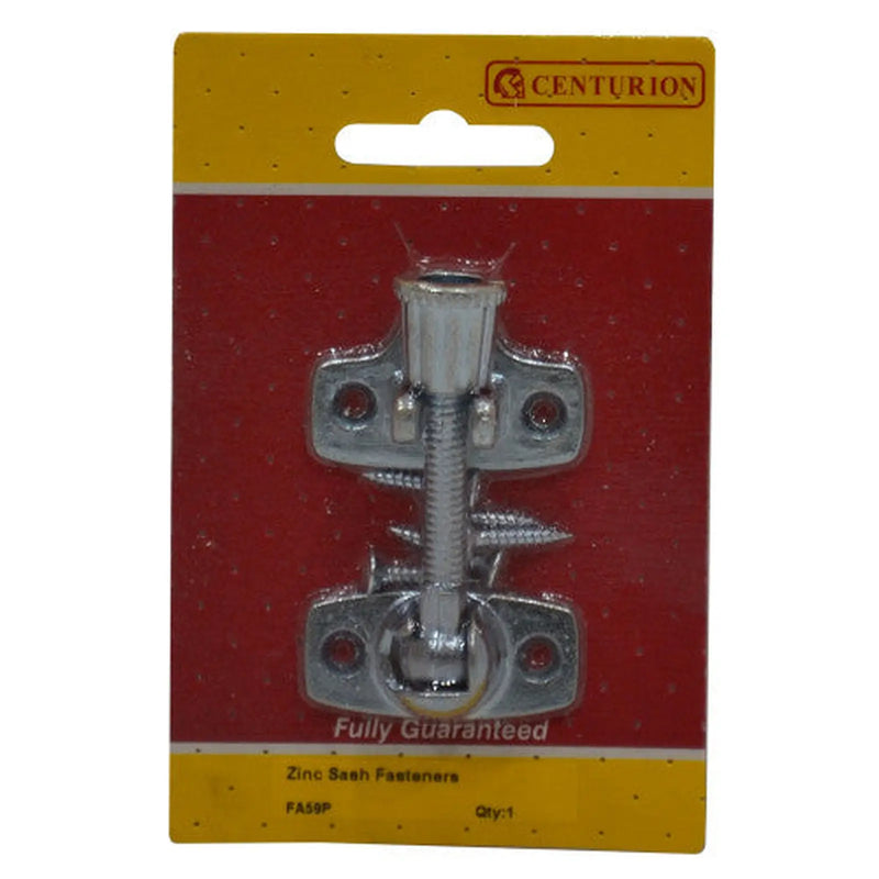 Centurion 58mm ZP Die Cast Sash Window Fastener Screw Type - Pack of 5