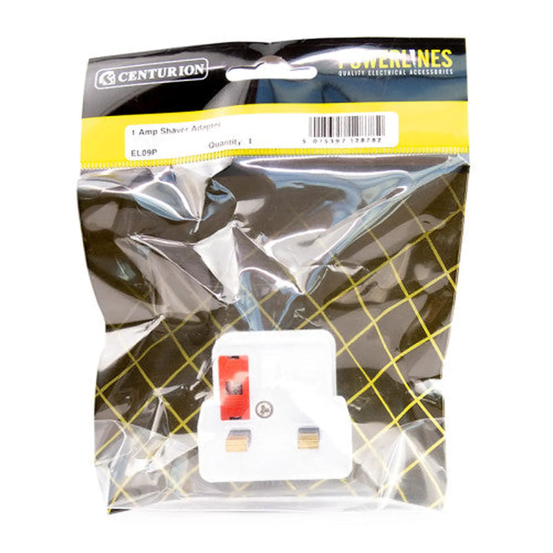 Centurion Shaver Adaptor, 1 Amp - Pack of 5