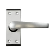 Centurion Oxford Lever Lock Set, Satin Anodised Aluminium, 89mm x 38mm - Pack of 5