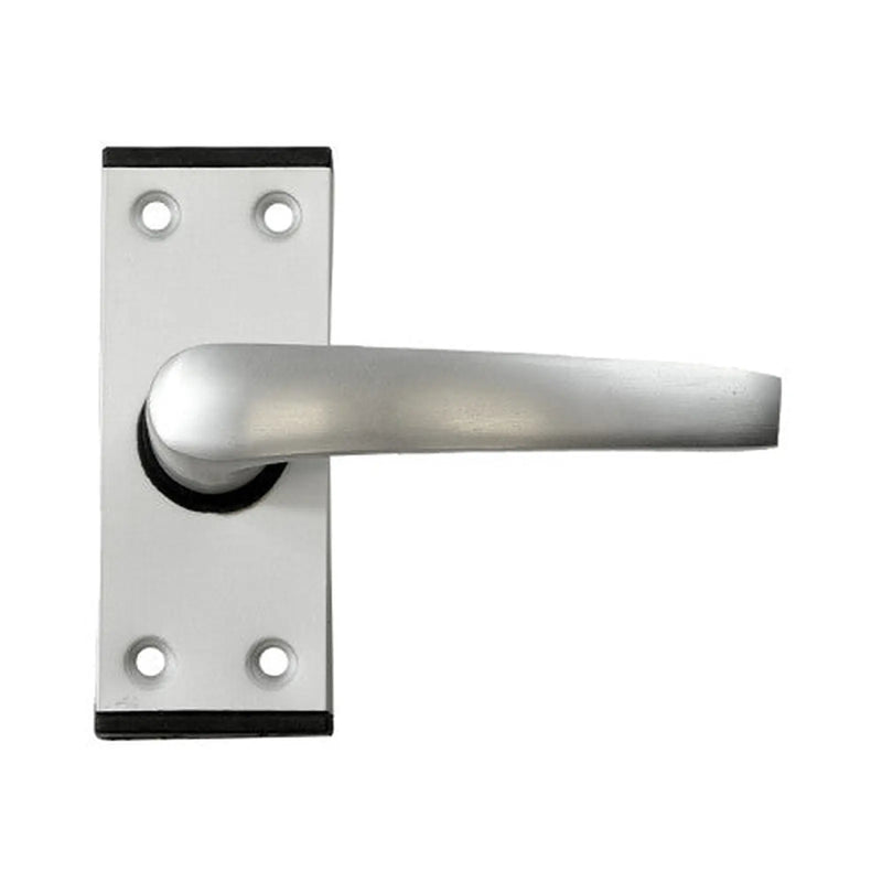 Centurion Oxford Lever Lock Set, Satin Anodised Aluminium, 89mm x 38mm - Pack of 5