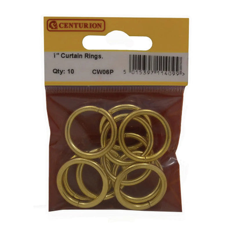 Centurion 25mm EB Curtain Rings (Pack of 10) - Pack of 5