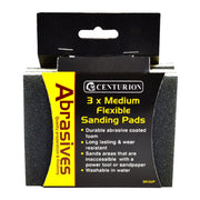 Centurion Abrasives Double Sided Sanding Pads, Medium 115 x 140 x 5mm (Pack - Pack of 5