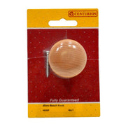 Centurion Beech Knobs, 45mm Dia. - Pack of 5