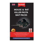 Centurion Rentokil - Mouse & Rat Killer Pasta Bait Packs - 10 Sachet - Pack of 6