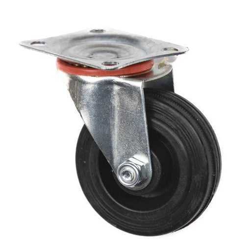 Centurion 75mm Rubber Swivel Castor (9021075) - Min Order 2