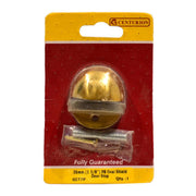 Centurion 35mm (1 3/8") PB Oval Shield Door Stop - Pack of 5