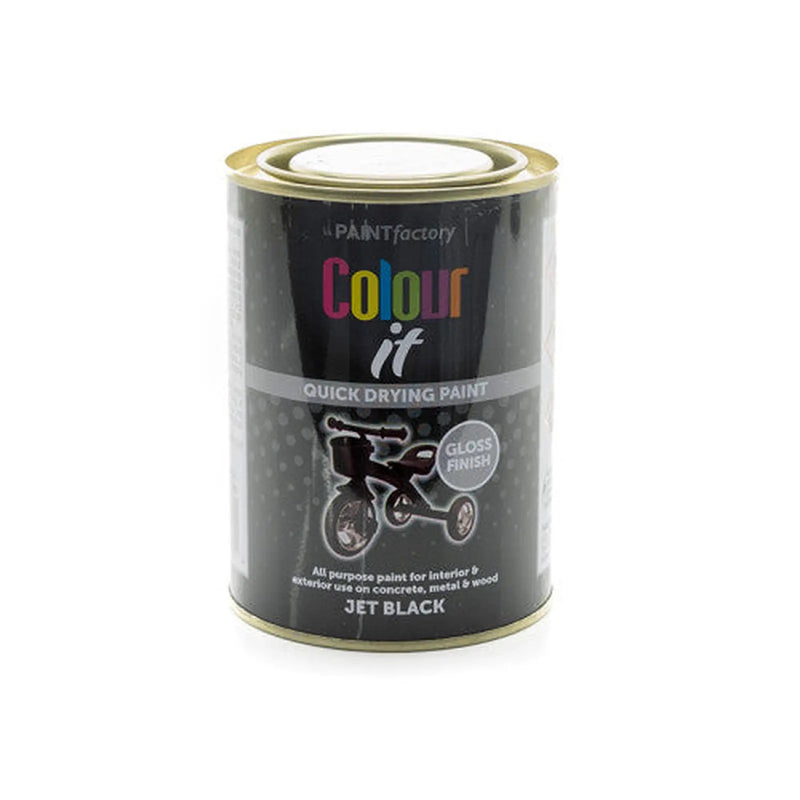 Centurion Colour It Gloss Paint - Black - Pack of 6