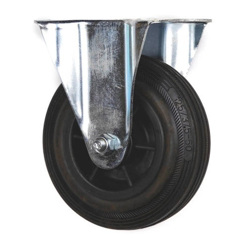 Centurion 125mm Rubber Fixed Castor (9023125)