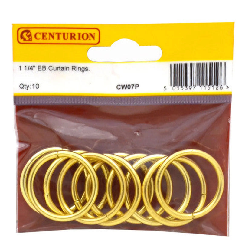 Centurion 32mm EB Curtain Rings (Pack of 10) - Pack of 5