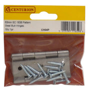 Centurion 63mm SC Steel Butt Hinge (1 pair) - Pack of 5