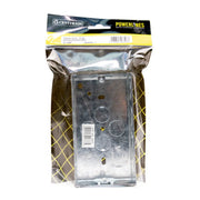 Centurion 2 Gang 35mm  Deep Galvanised Steel Box - Pack of 5