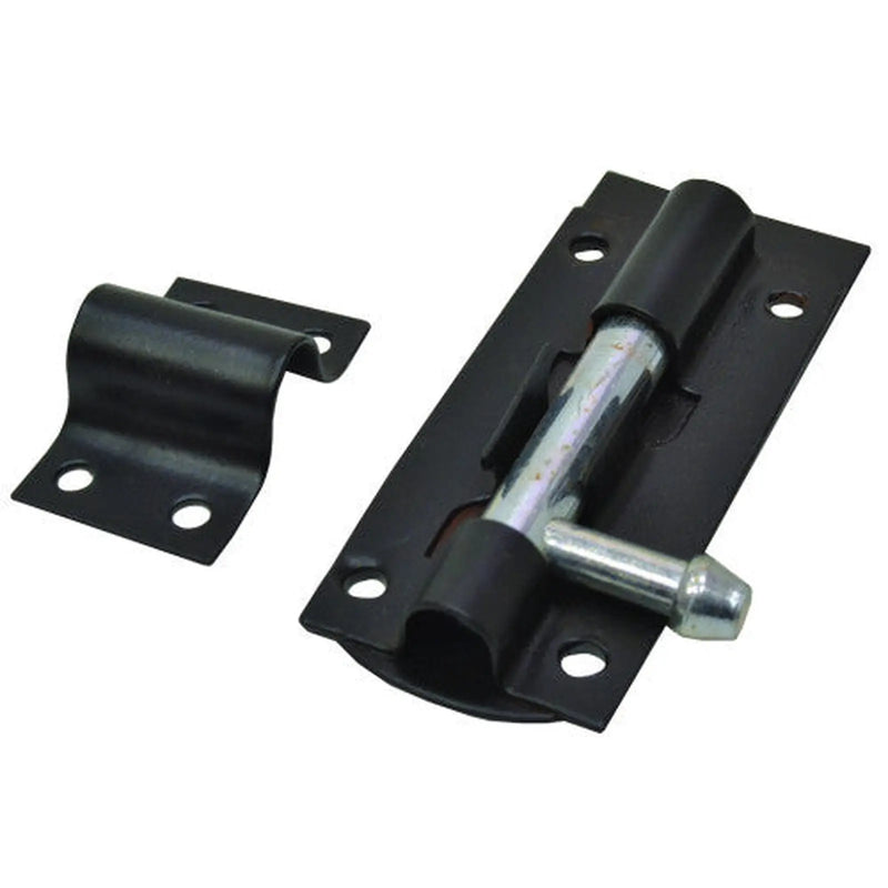 Centurion Tower Bolts, Black, 75mm - Pack of 10