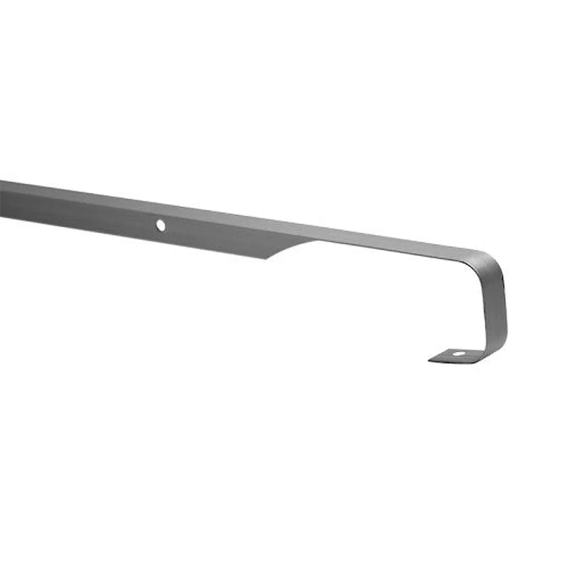 Centurion 40mm Bullnose Straight Worktop Trim - 10mm Radius - Matt Silver - Pack of 5