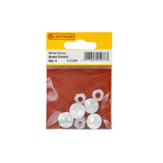 Centurion White Plastic Dome Screw Cover (Pack of 4) - Pack of 5