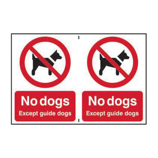 Centurion No dogs except guide dogs - CLG (300 x 200mm) - Min Order 2
